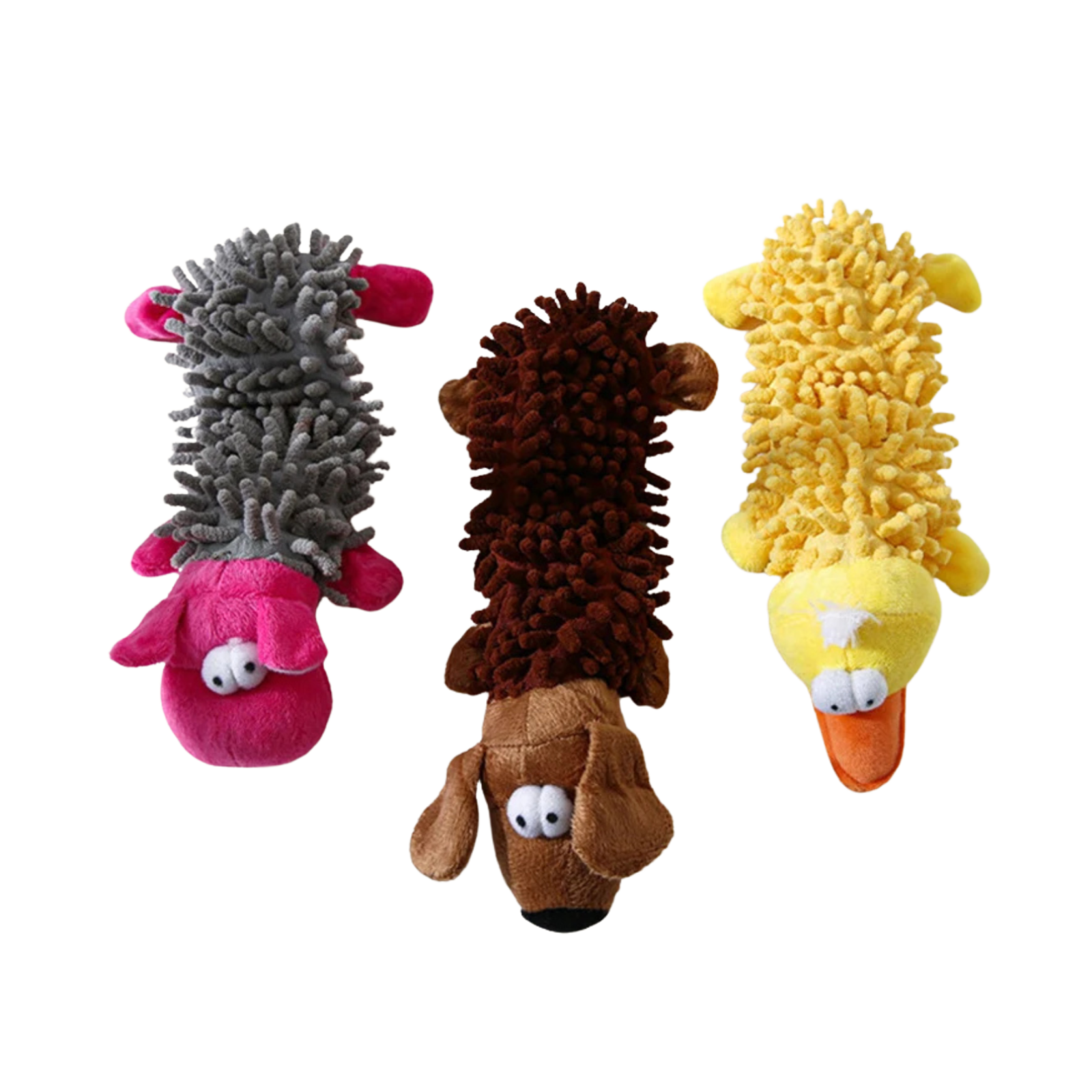 Minkštas žaislas augintiniui su cypiančiu garsu