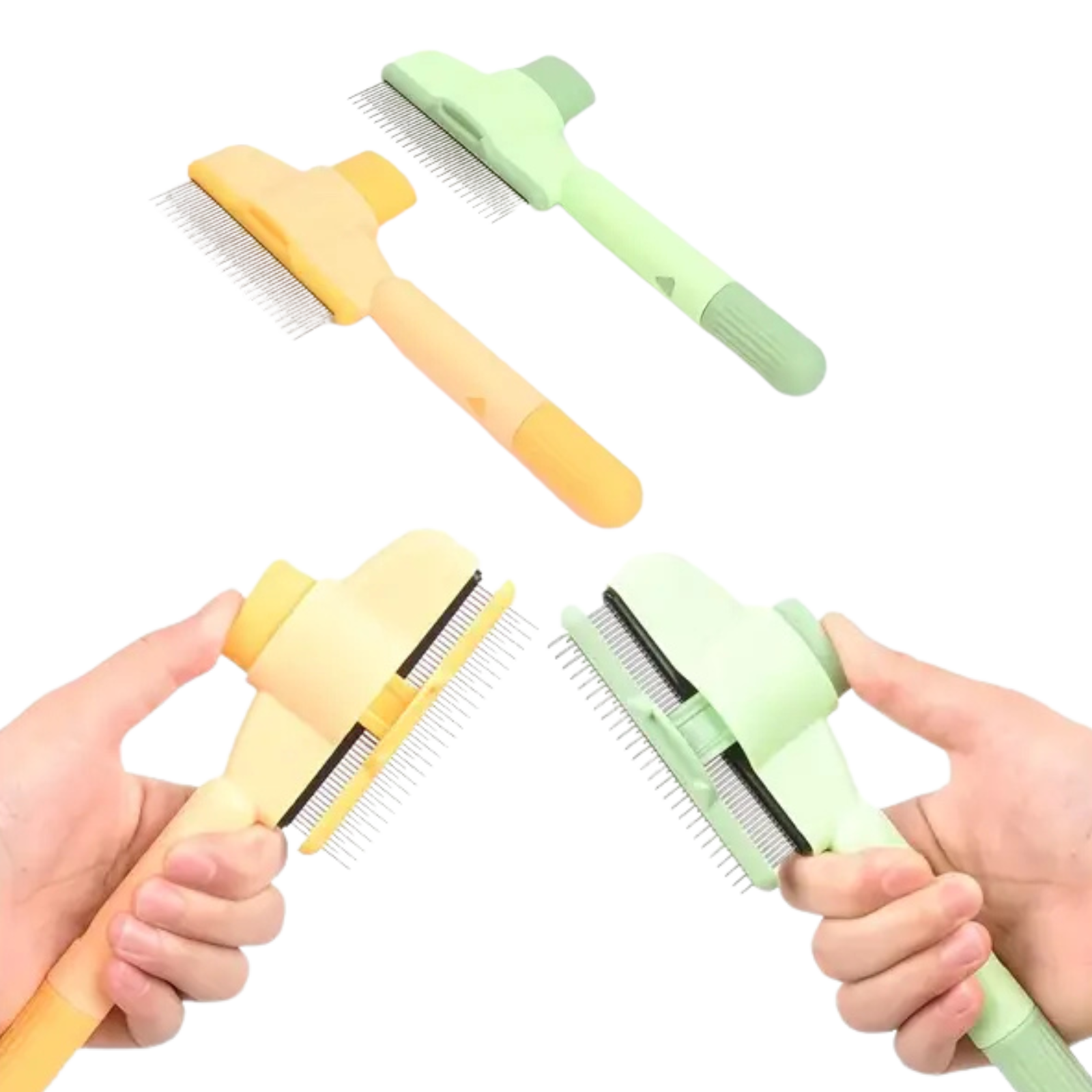 Šepetys su parazitų šalinimo funkcija