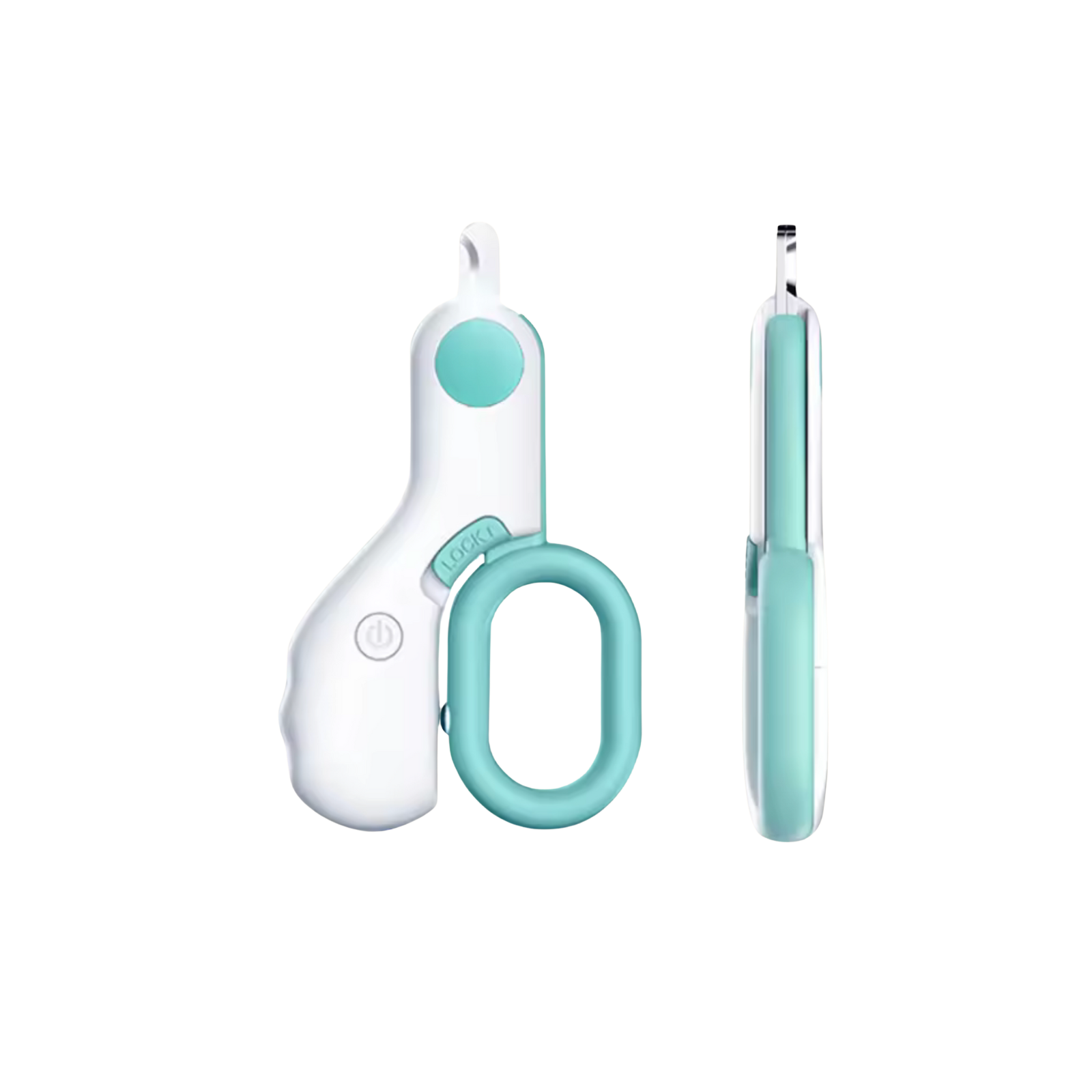 Nagų žirklės katėms su apsauga ir LED apšvietimu