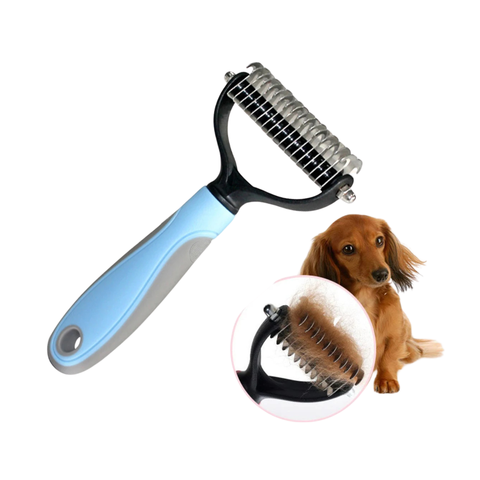 Groomerio šukos tankiam ir susivėlusiam kailiui - Image 4