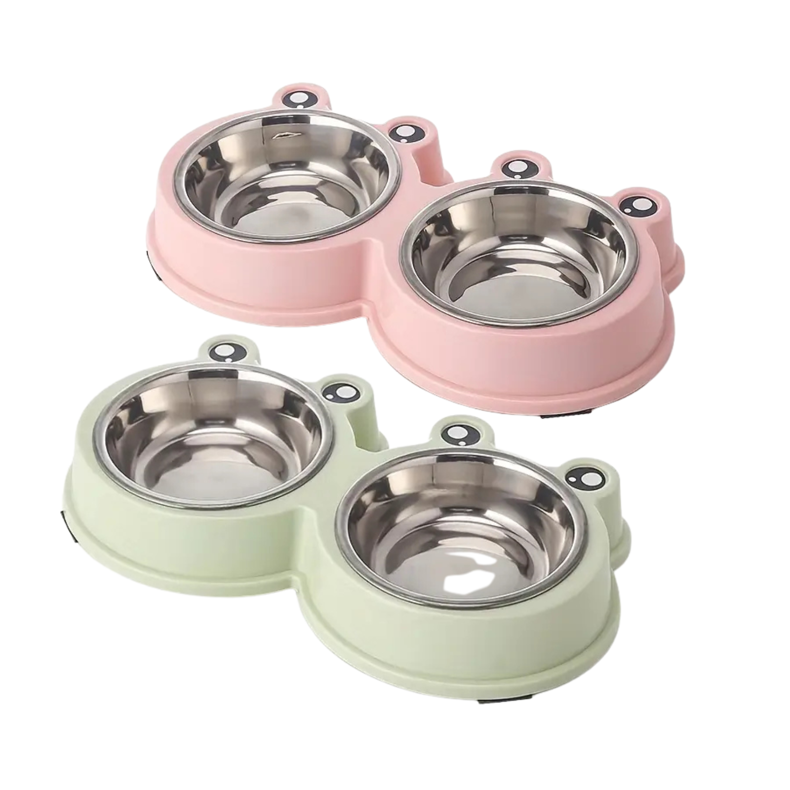 Dvigubas dubenėlis šunims ir katėms