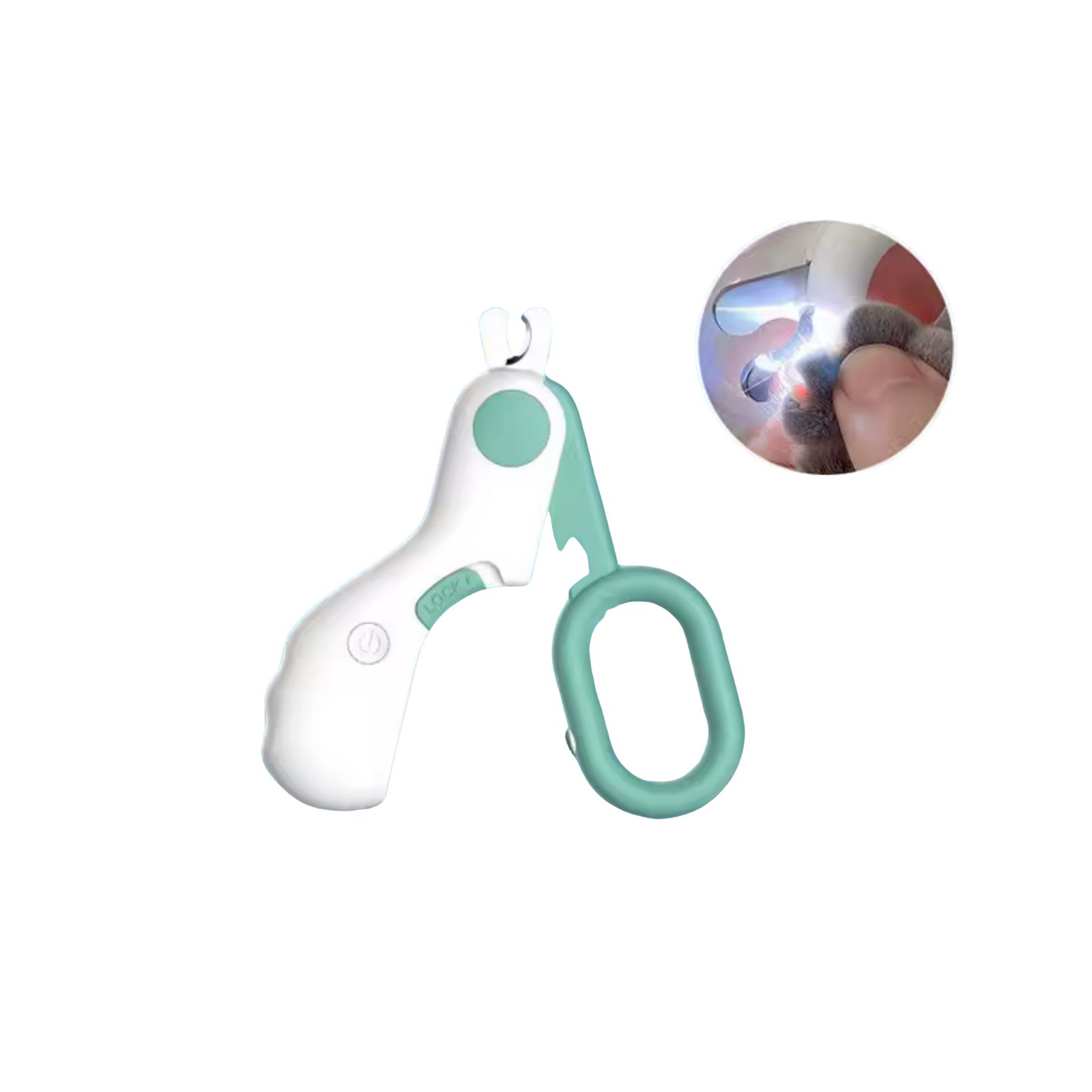 Nagų žirklės katėms su apsauga ir LED apšvietimu - Image 3