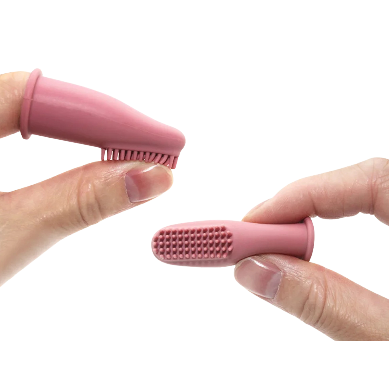 Piršto tipo dantų šepetėliai katėms ir šunims, 2 vnt.