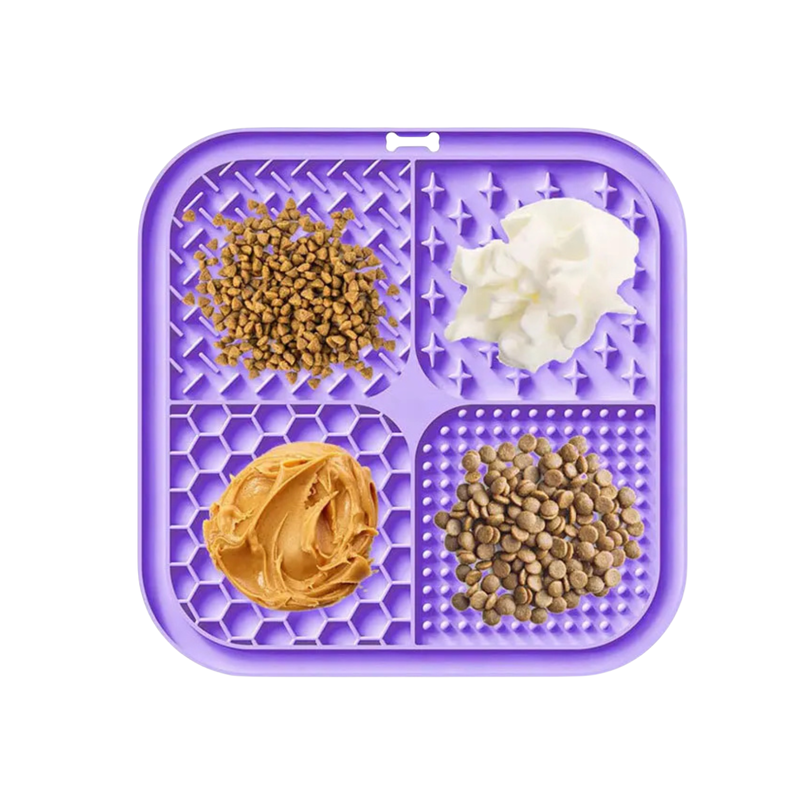 Lėto valgymo silikoninis laižymo kilimėlis