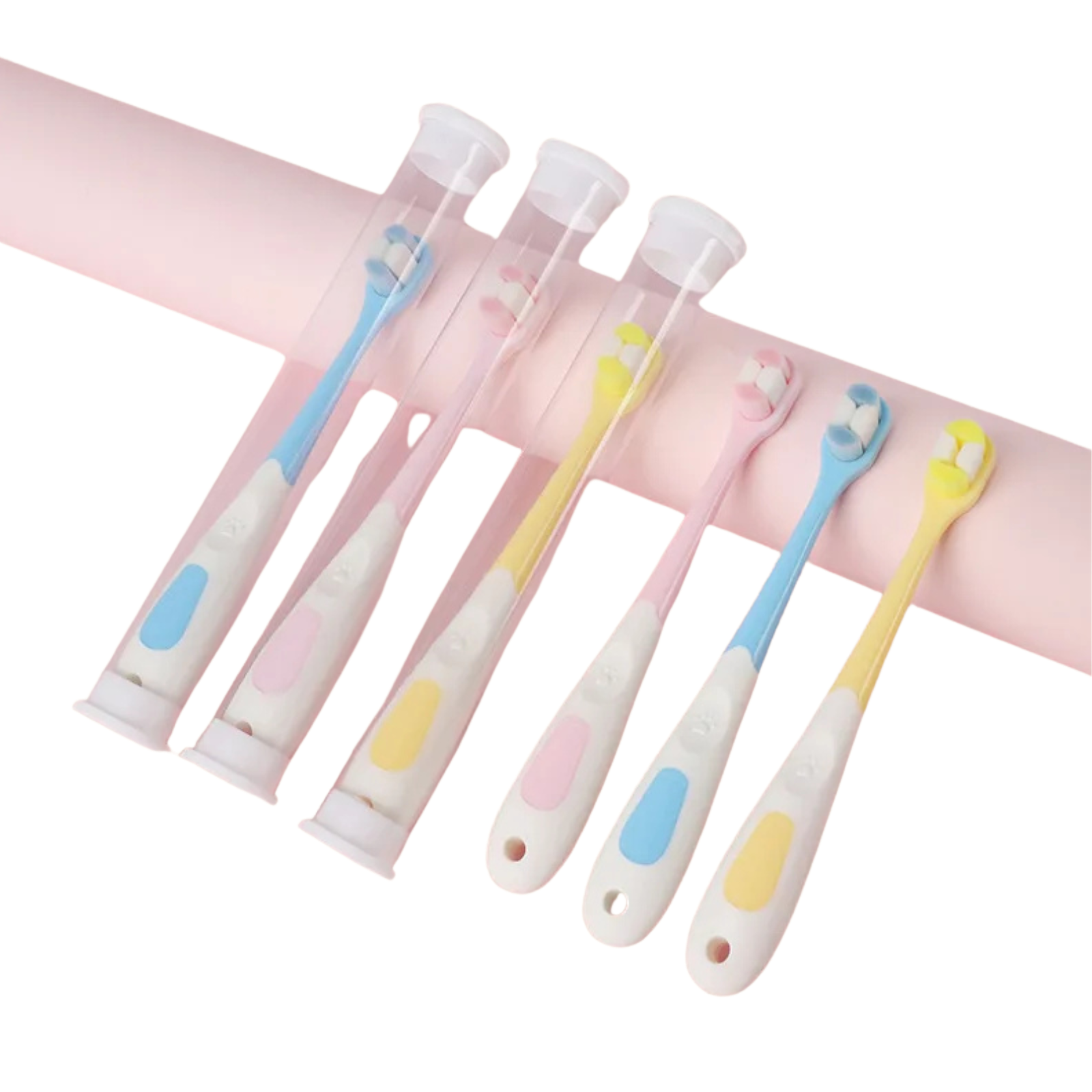 Dantų šepetėlis augintiniams su apsauginiu dangteliu