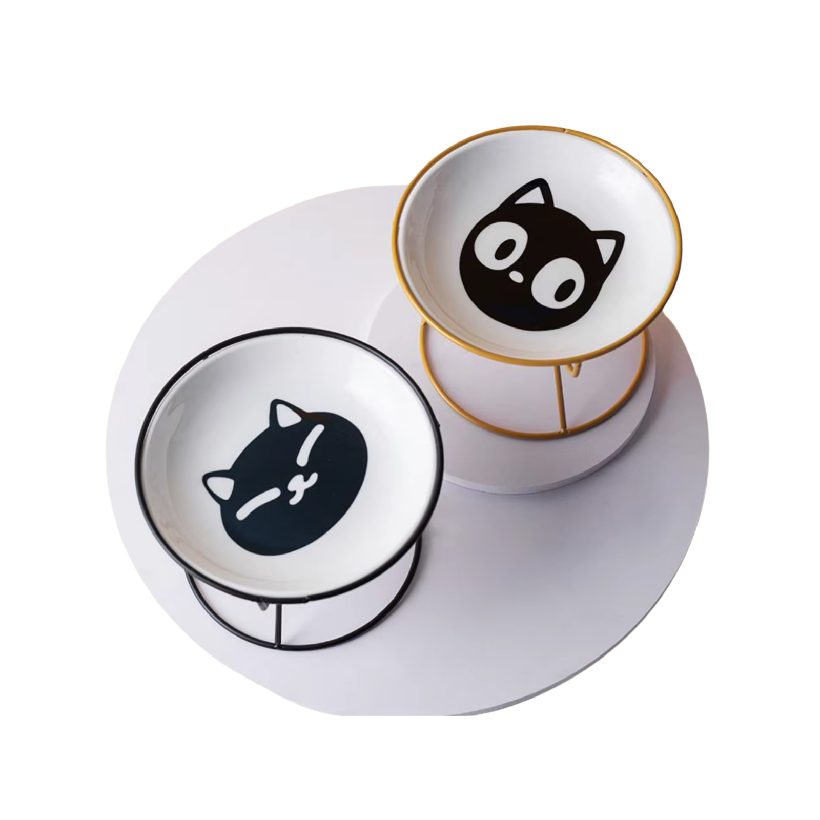 Ergonomiški dubenėliai katėms su stovu