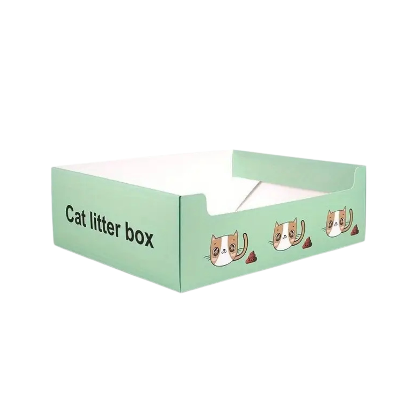 Vienkartinė kelioninė kačių tualeto dėžutė - Image 2