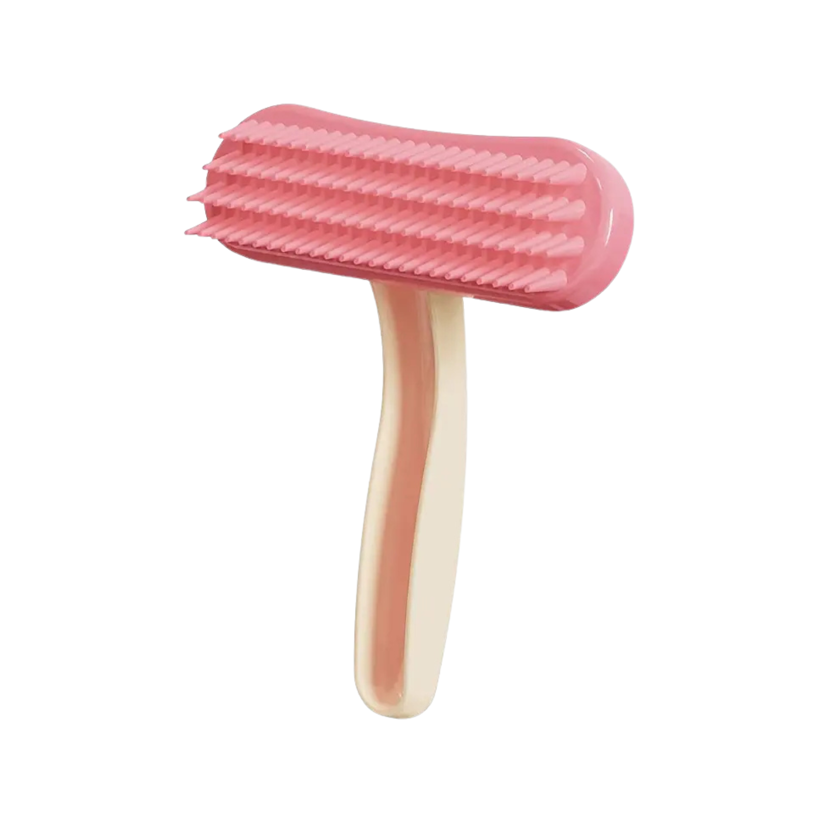 Švelnus silikoninis šepetys su širdelės formos galvute - Image 2