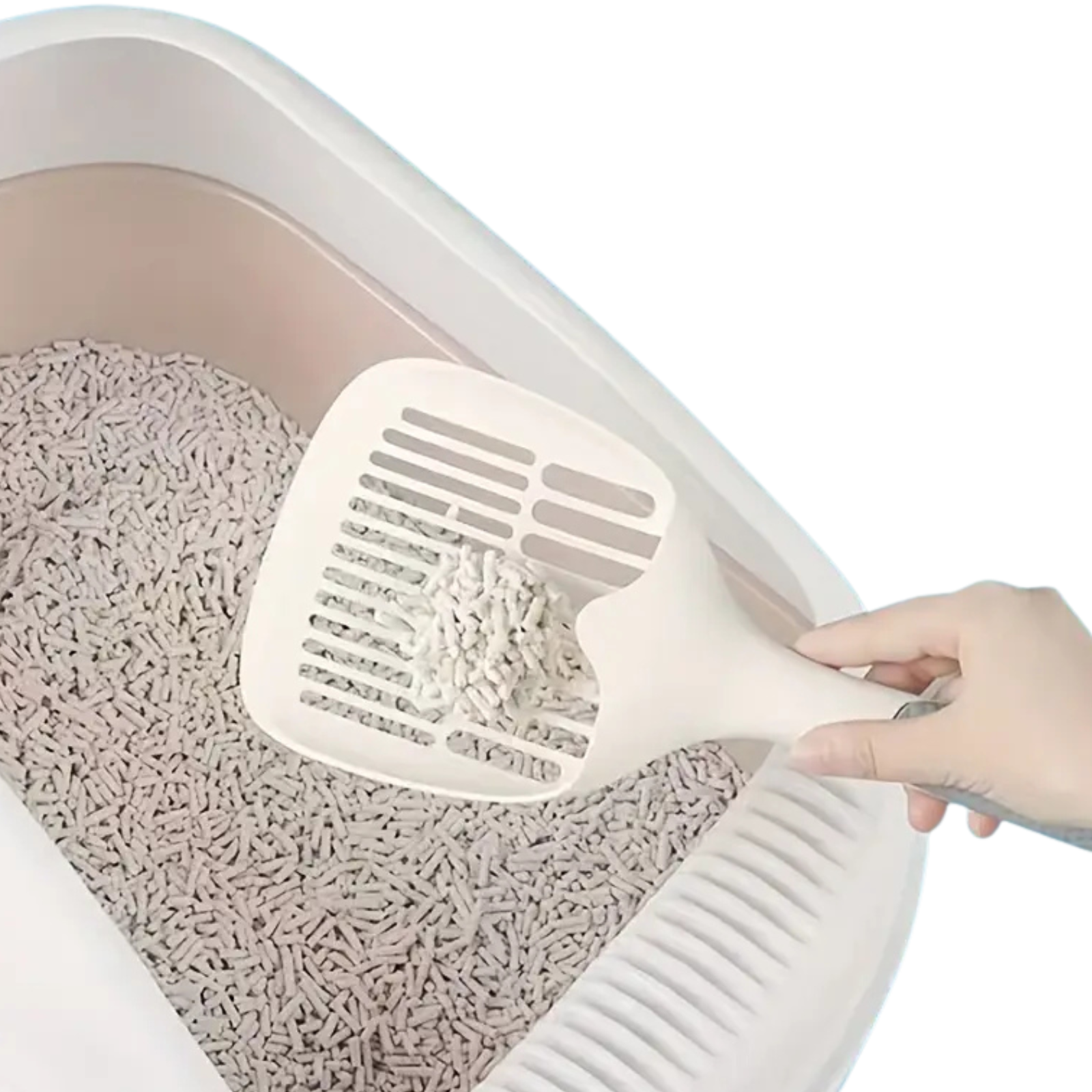 Kačių kraiko semtuvas su ergonomine rankena - Image 3