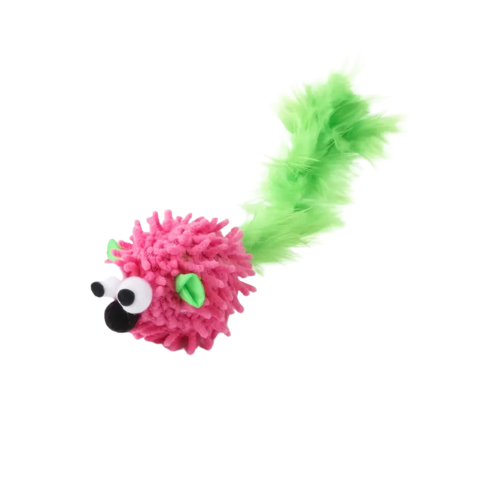 Žaislas katei – pliušinė pelė su uodega - Image 3