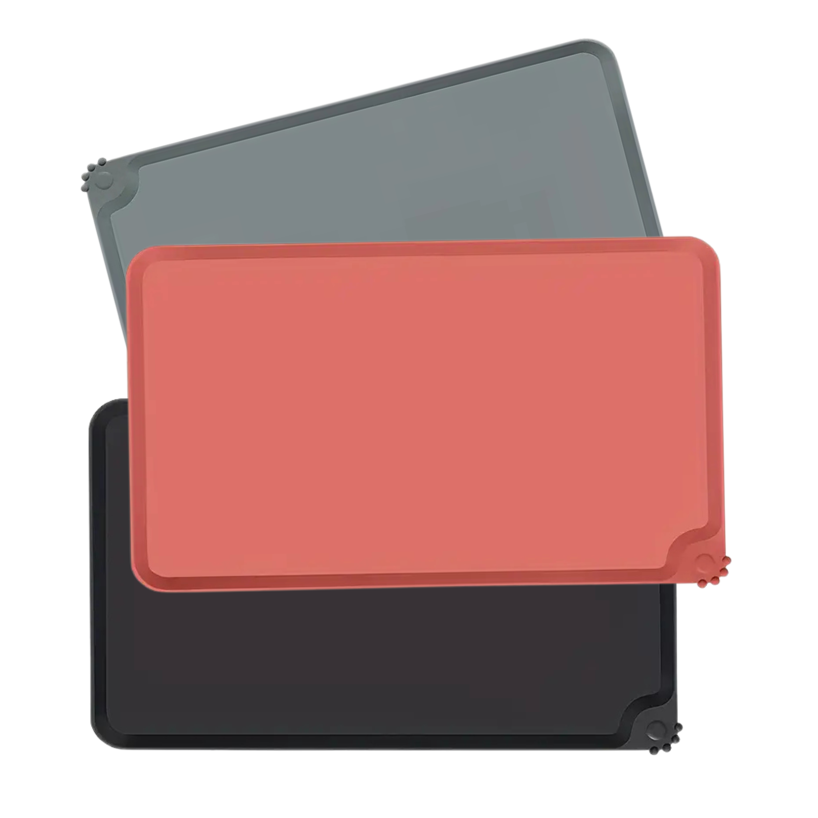 Lengvai valomas silikoninis kilimėlis augintinio dubenėliams