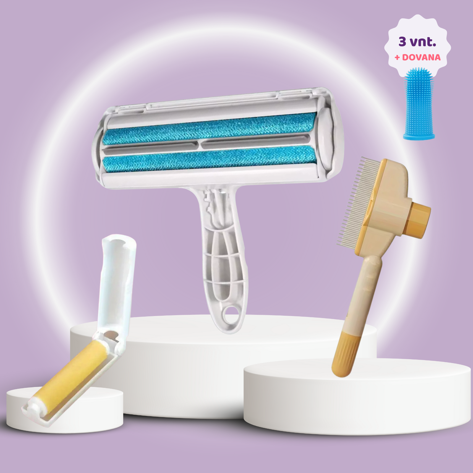 Kailio ir pūkų priežiūros rinkinys