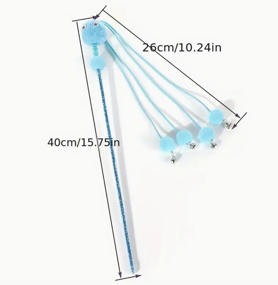 Katės žaislas – meškerė su keičiamu antgaliu - Image 5