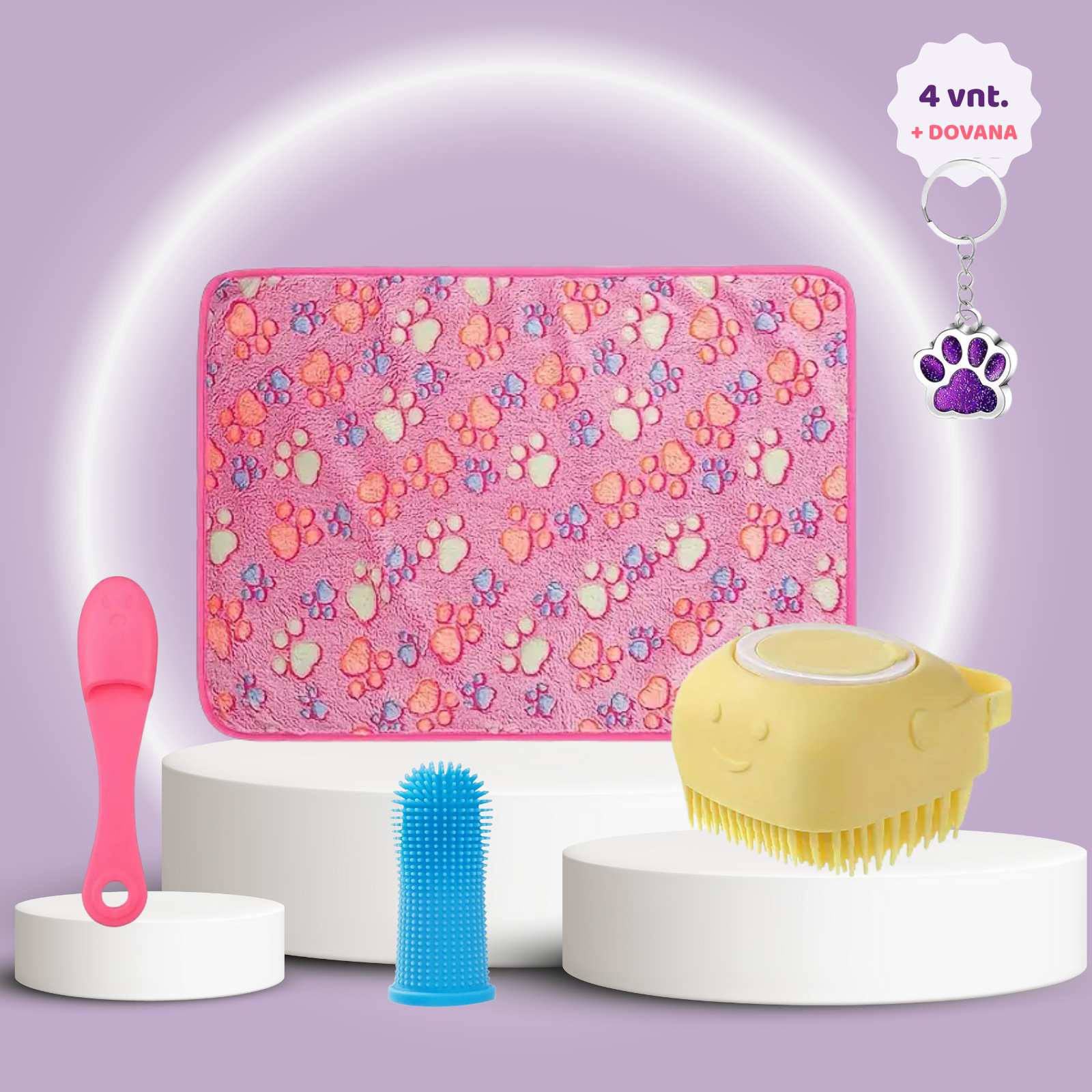 Augintinio priežiūros ir maudynių rinkinys