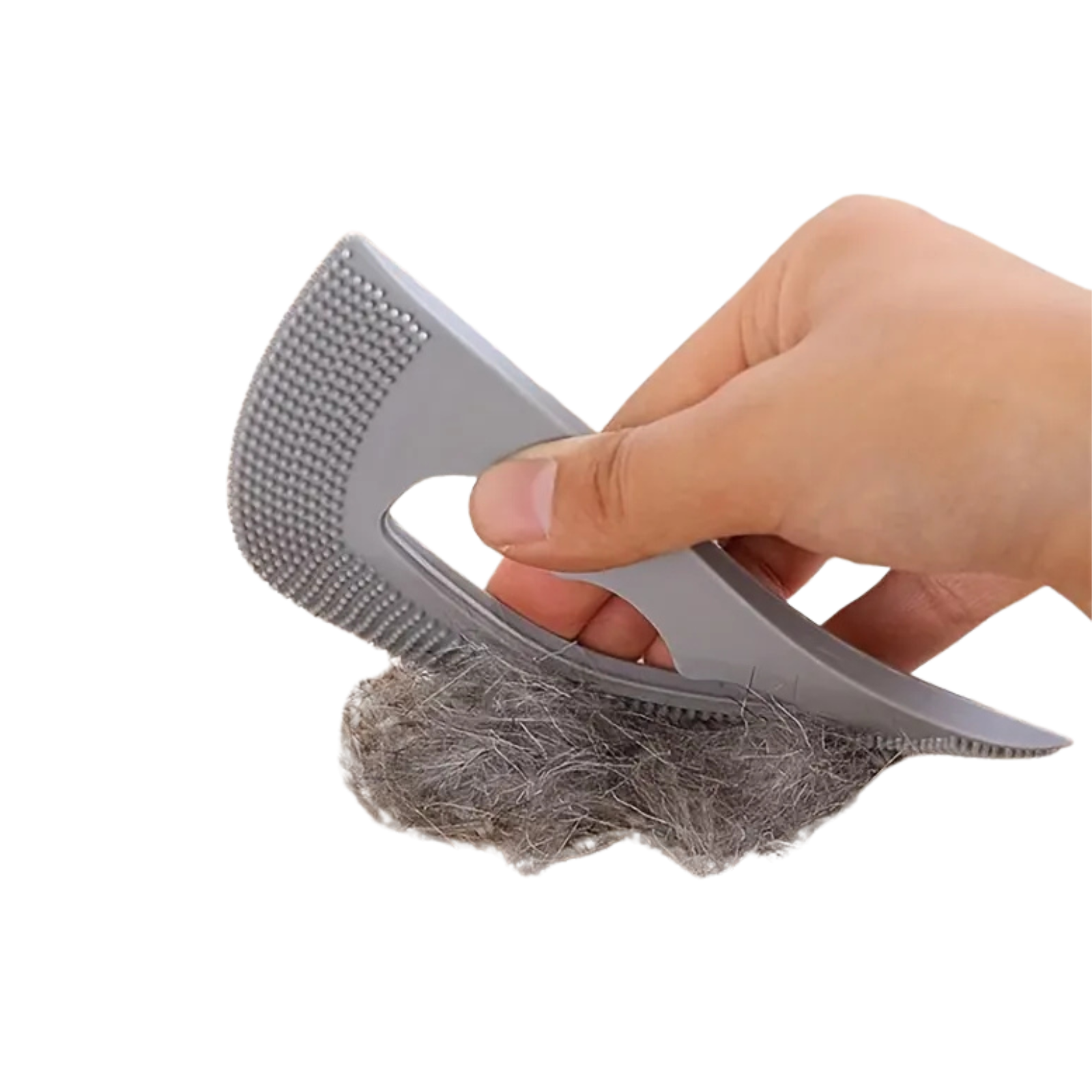 Silikoninis šepetys kačių ir šunų plaukams valyti