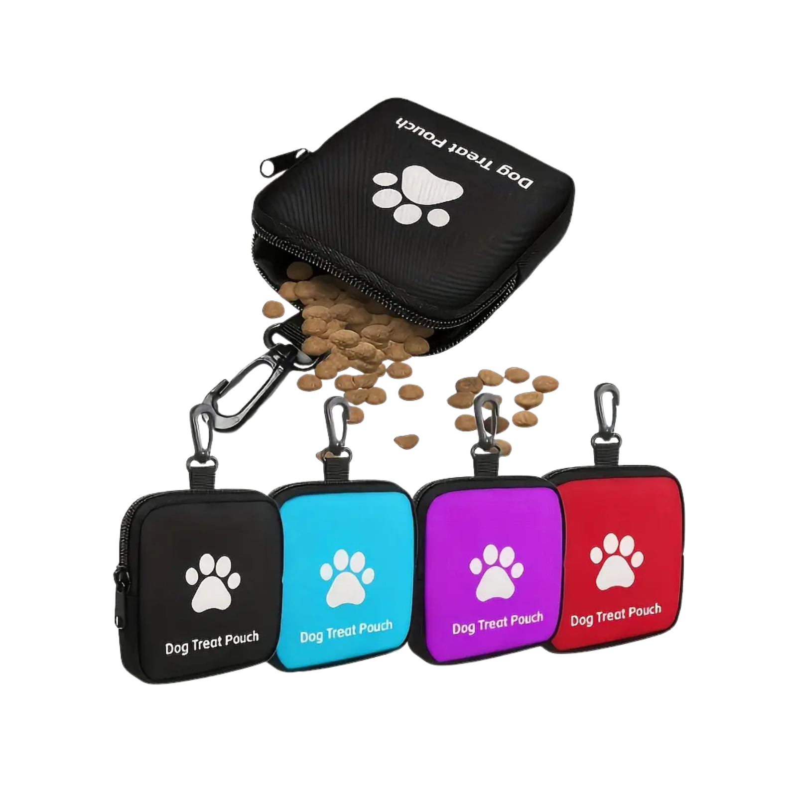 Nešiojamas šunų skanėstų maišelis