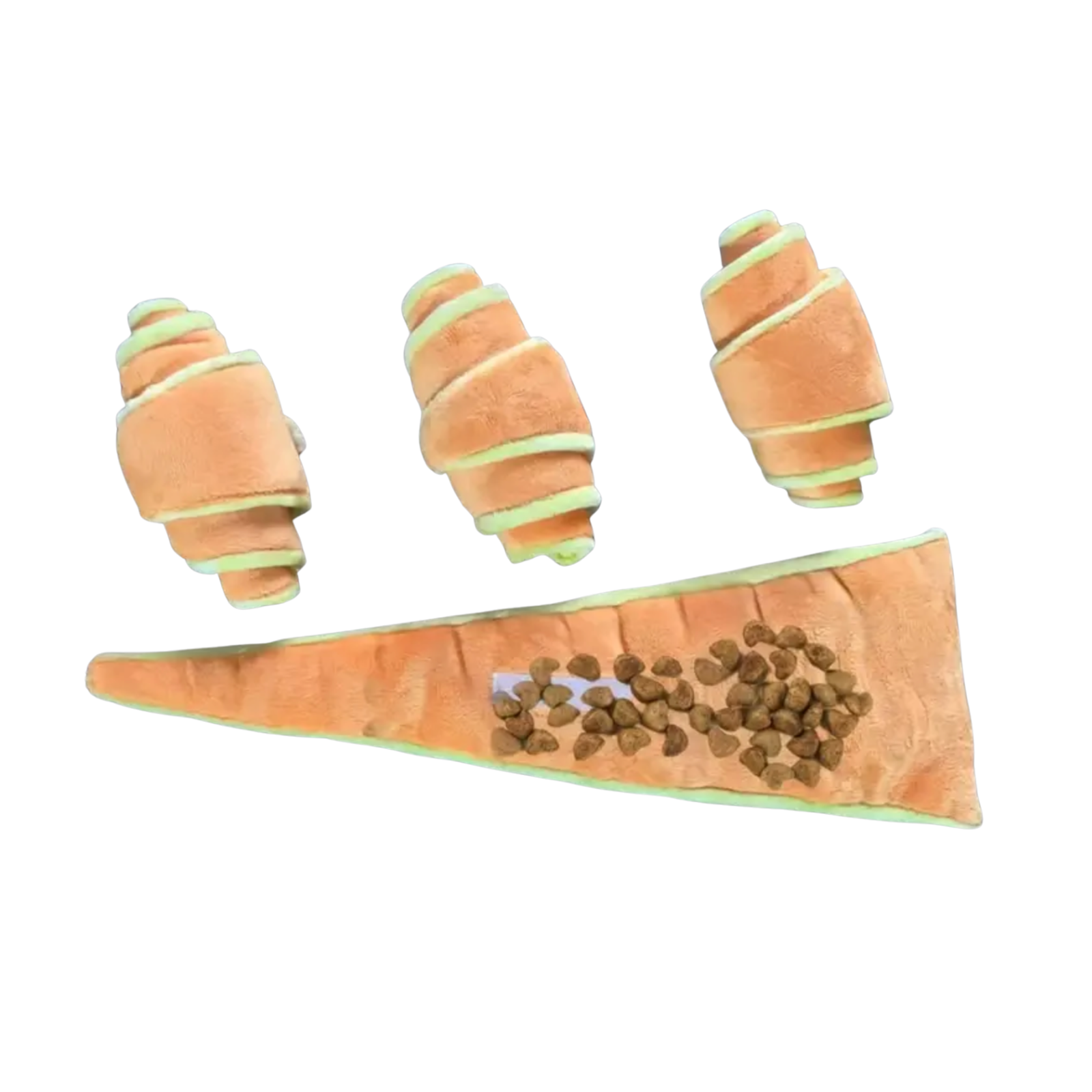 Pliušinis šuns žaislas „Kruasanas“ - Image 3