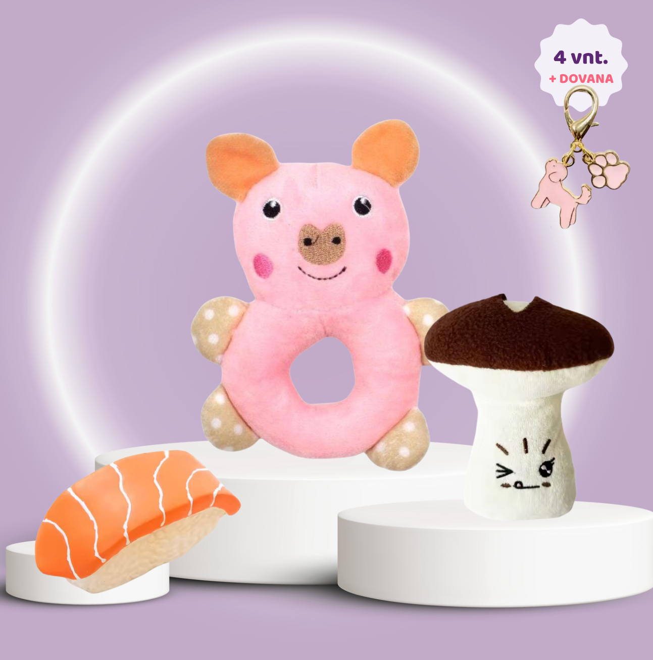 Linksmybių rinkinys mažam augintiniui